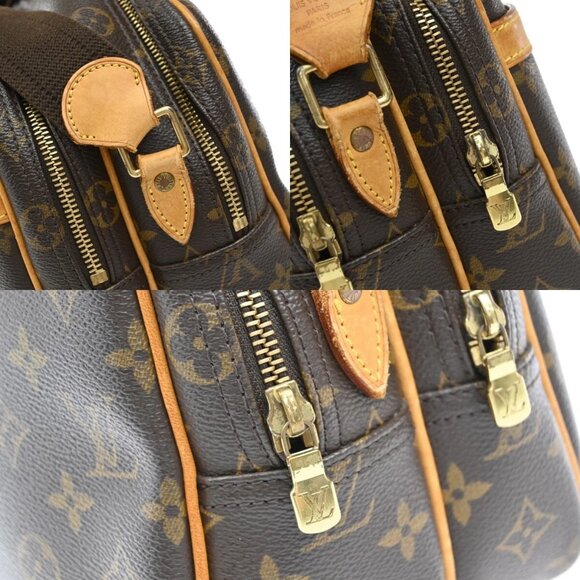 LOUIS VUITTON Reporter PM Crossbody Shoulder Bag Monogram Leather M45254 89EF042 - Picture 8 of 16